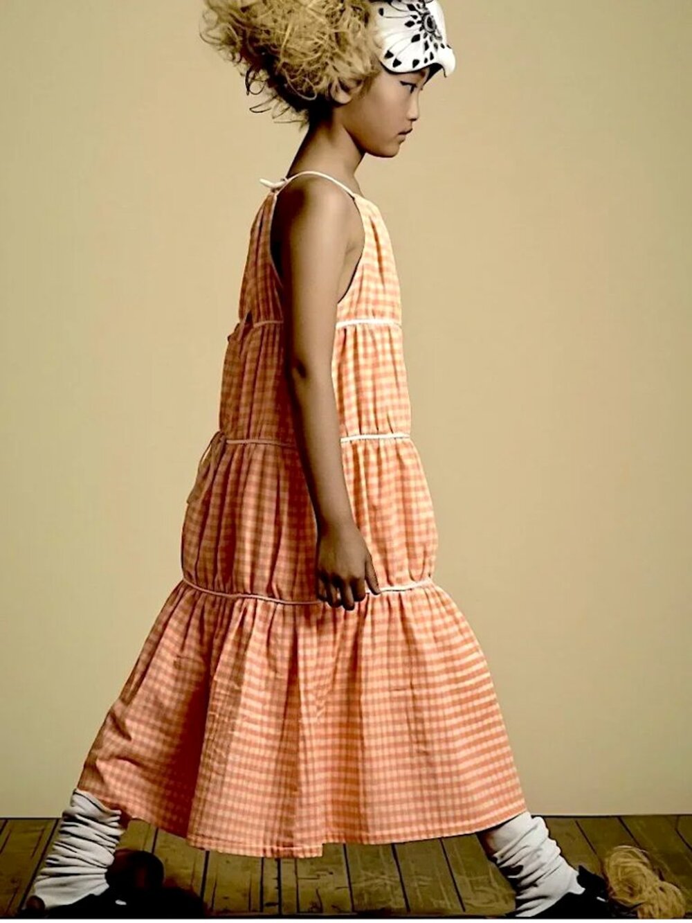NWT Little Creative Factory Neon Tiny Diamond Sundress - Girls Size 8